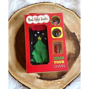 🎄NWT DIY Real Ugly Christmas Socks Set